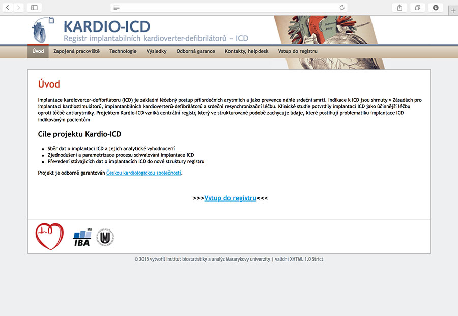 KARDIO-ICD: central registry dealing with the implantation of implantable cardioverter-defibrillators